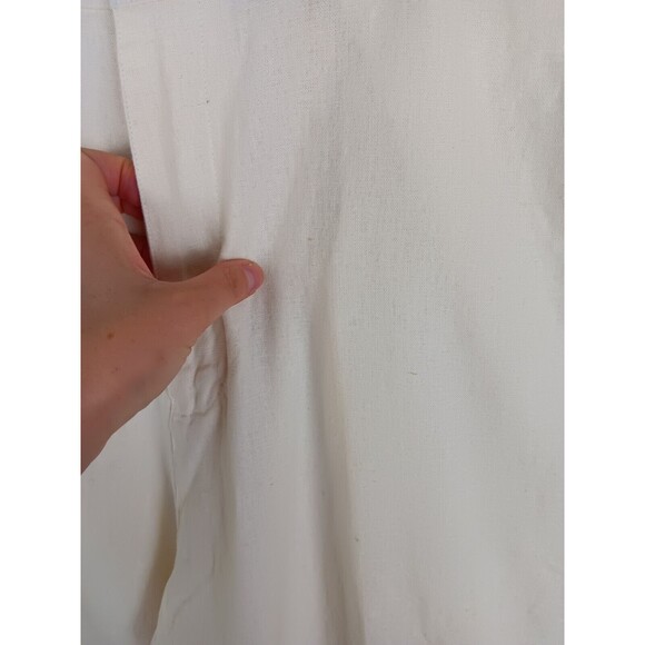 Pierre Garcia Shorts Pants Men's 38W Beige Relaxed Fit Linen Cotton Blend - Picture 5 of 9